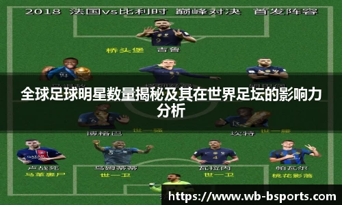 全球足球明星数量揭秘及其在世界足坛的影响力分析